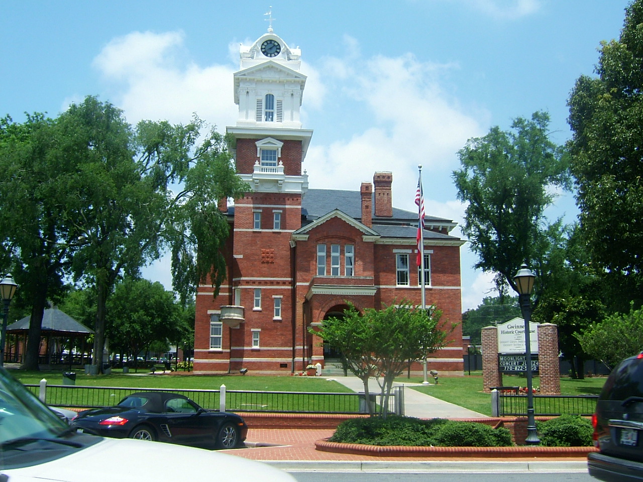 Historic Gwinnett County Courthouse in Lawrenceville, Georgia
